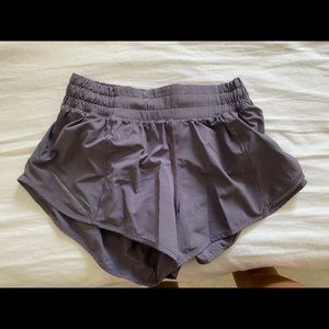 Purple lululemon shorts
